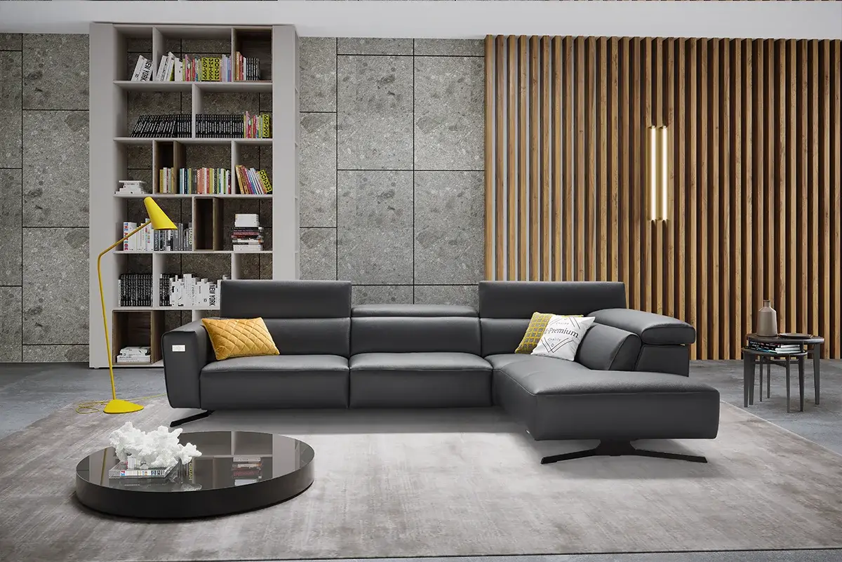 Dogma Emerald Edition con chaise longue in pelle nera