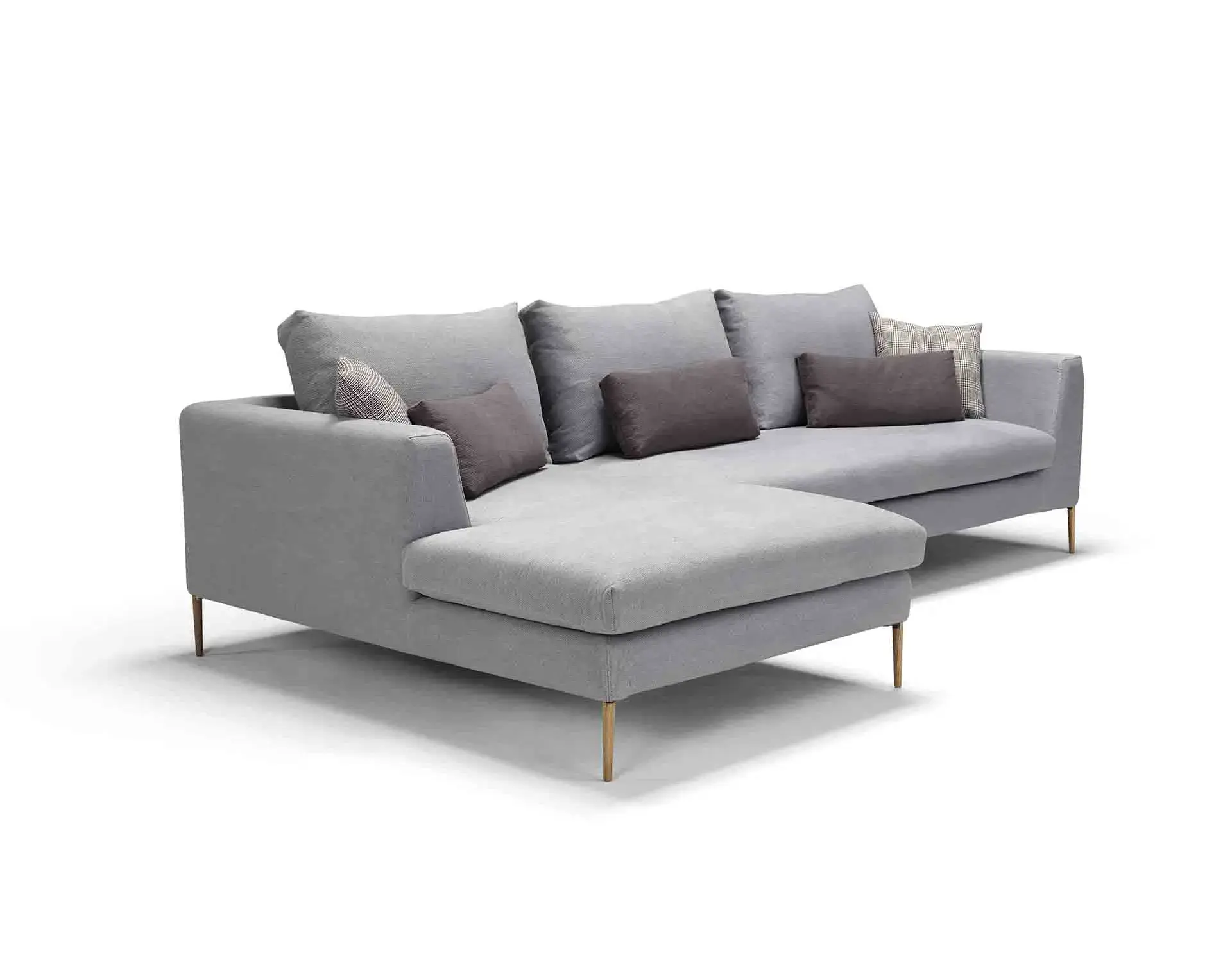 Divano Lake con chaise longue, vista di tre quarti
